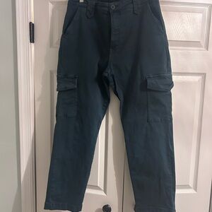 Kut from the Kloth Cargo Straight Leg Pants - Deep Teal